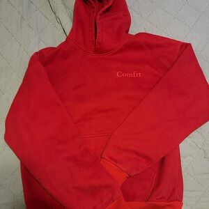 Comfrt Red Hoodie Sweatshirt - Women's Cozy Pullover